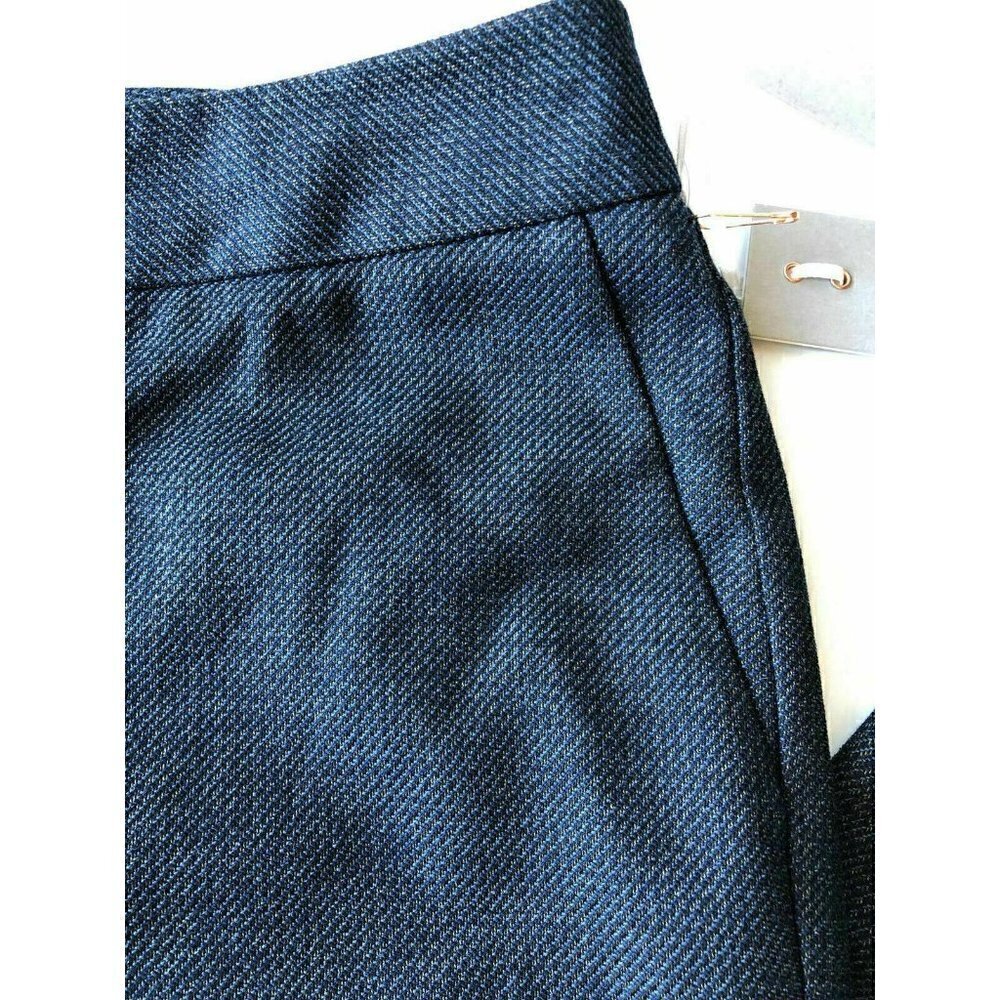 Emerson Rose Womens Blue Knit Twill Woven Ankle Slim Pants Trousers Size 6 - Picture 7 of 12
